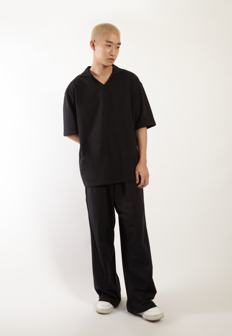 OCWA X VEDECI JOSH SPORTY POLO SHIRT BLACK