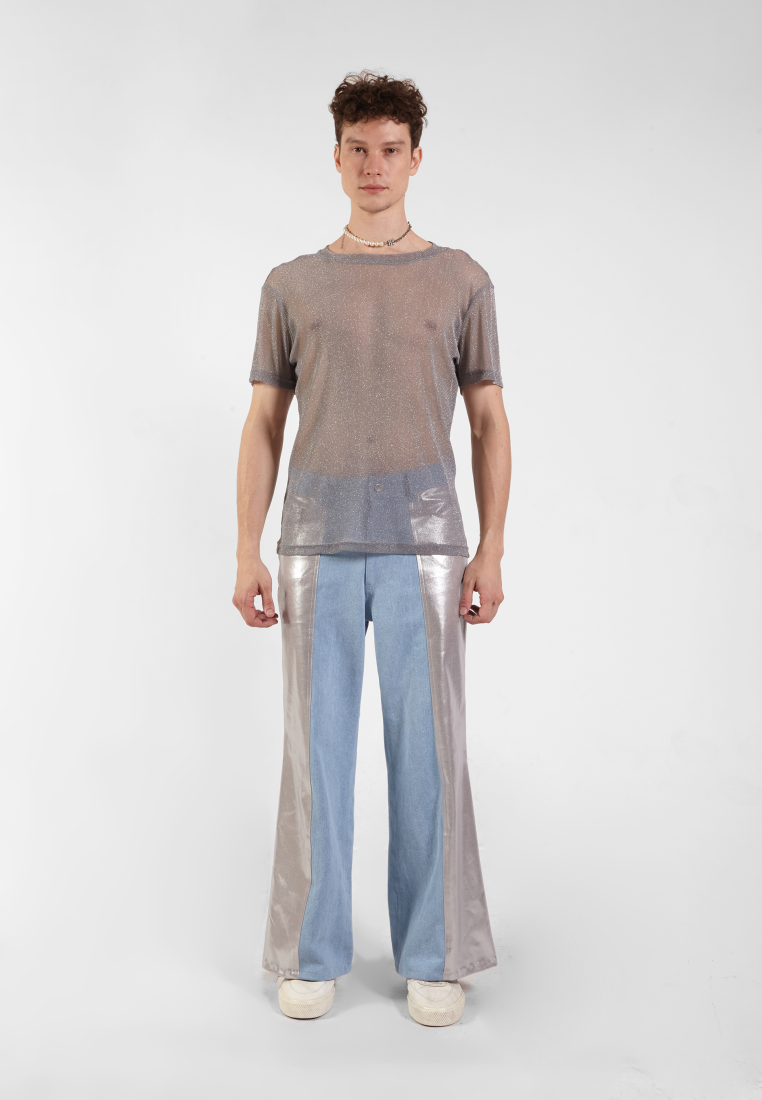 OCWA DIAMOND SHEER SILVER SHIRT