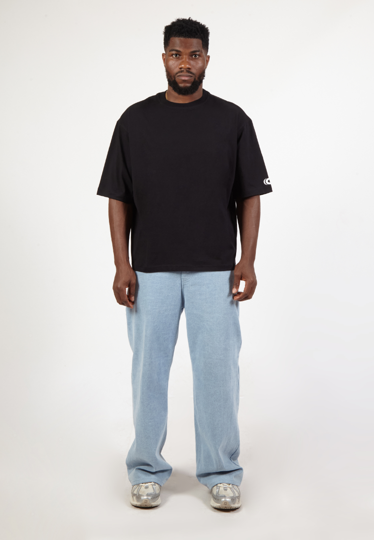 OCWA X PLAYON HYROX OVERSIZED BLACK TEE