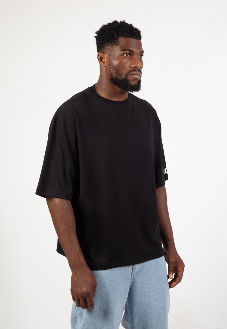 OCWA X PLAYON RUNNING IS BETTER THAN SIX OVERSIZED BLACK TEE