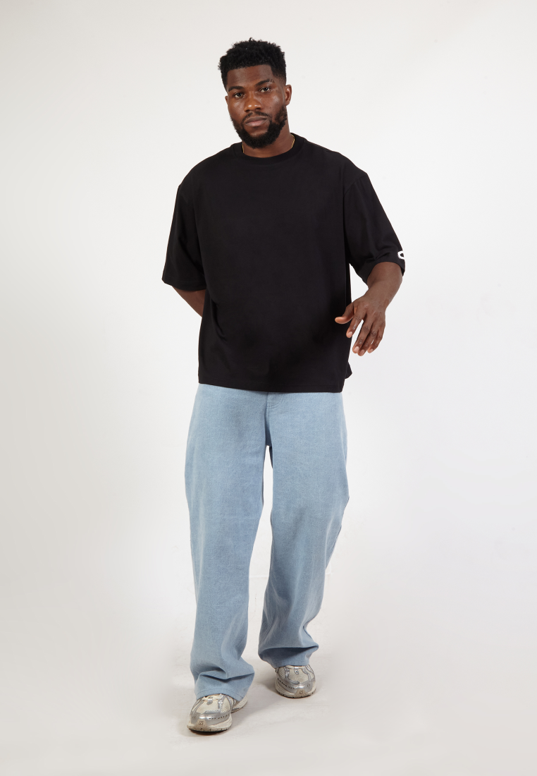 OCWA X PLAYON HYROX OVERSIZED BLACK TEE