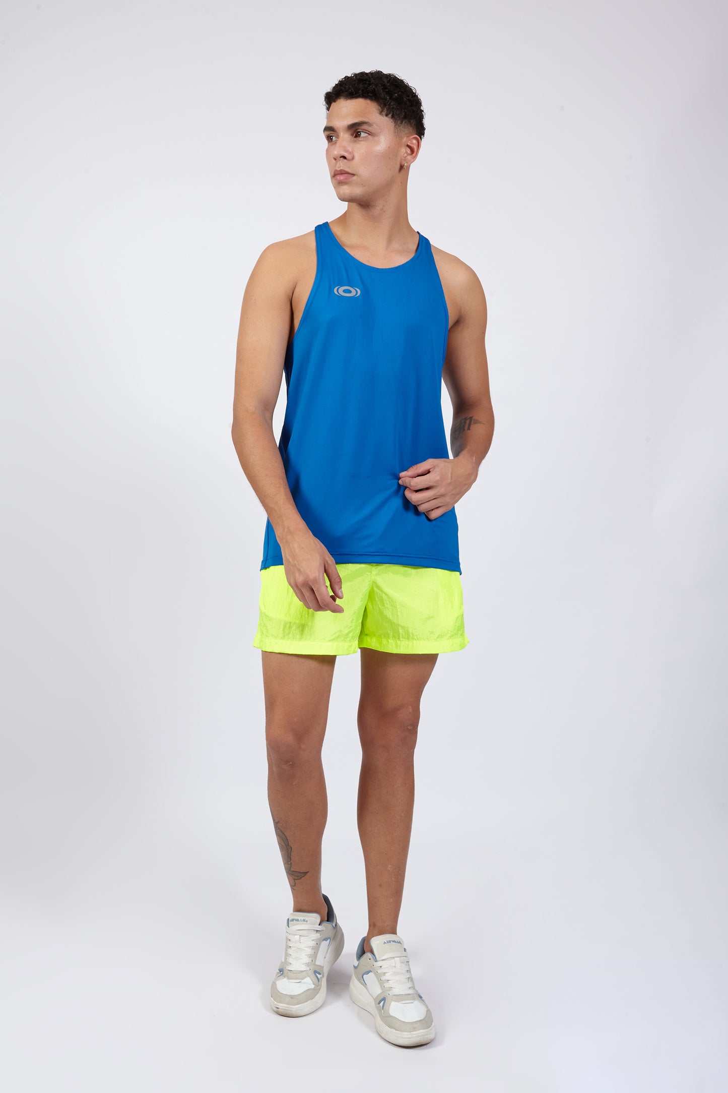 OCWA EVEREST FAST DRY HYBRID RUNNING SPORTS TANK TOP OCEAN BLUE
