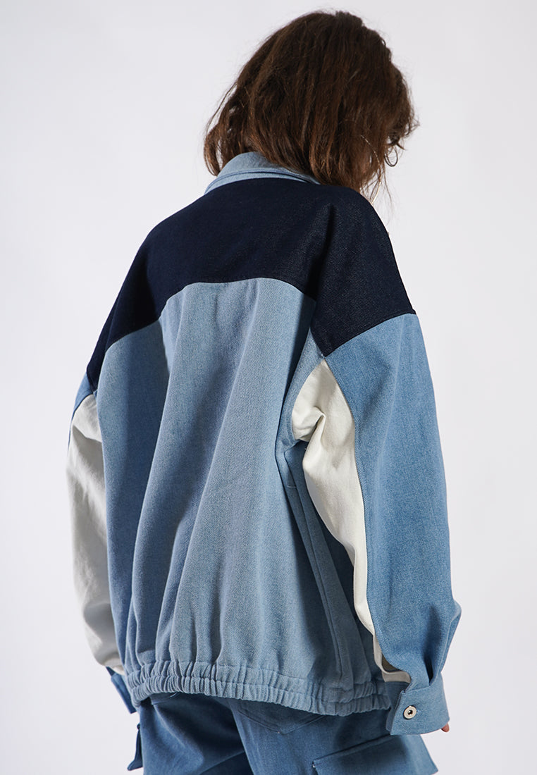 OCWA GERRY OVERSIZED MULTI DENIM JACKET