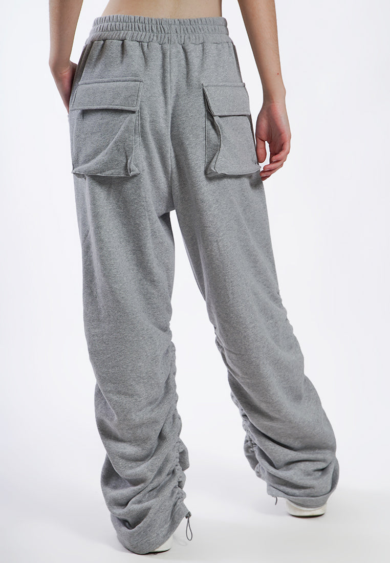 OCWA CRE FLARE PANTS MISTY GREY