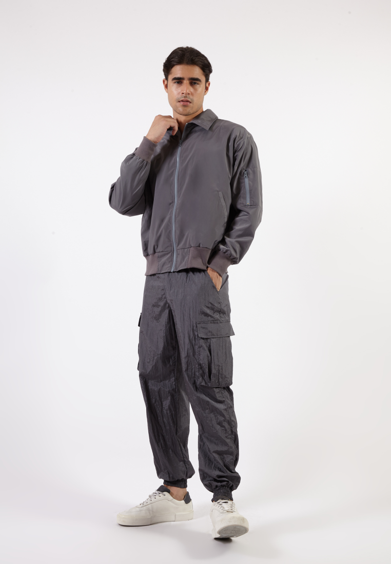 OCWA 80s INSPIRED JOGGER PANTS ASH GREY MEN