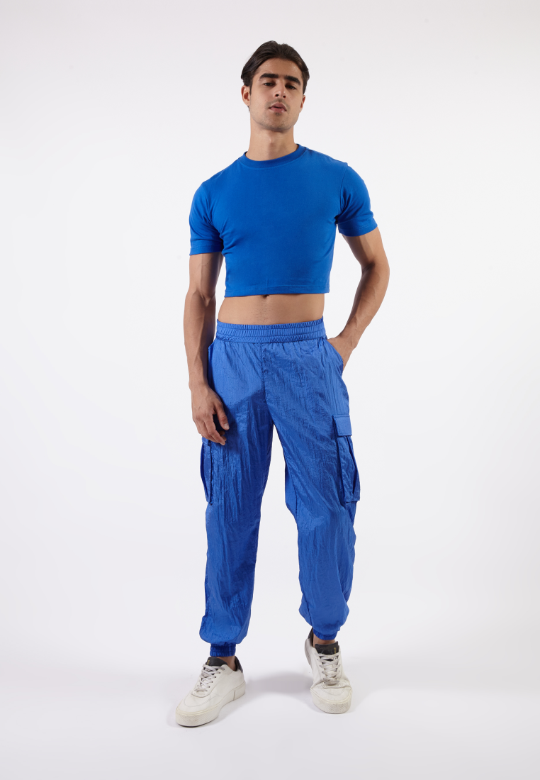 OCWA 80s INSPIRED JOGGER PANTS ELECTRIC BLUE MEN