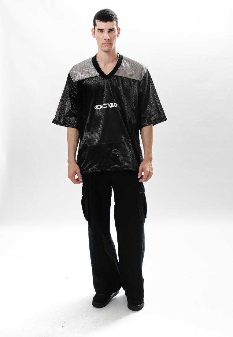 OCWA OVERSIZED OG JERSEY BLACK SILVER