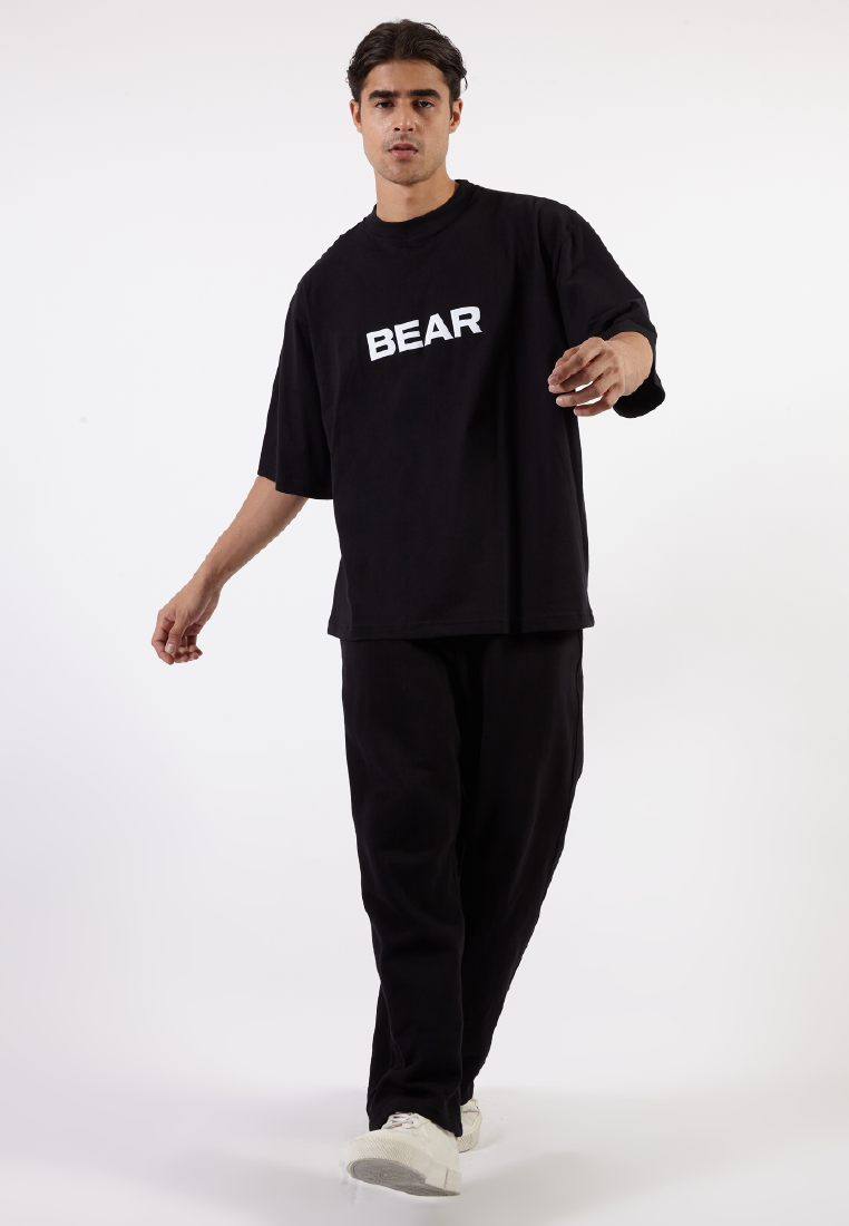 OCWA X BOP! BEAR OVERSIZED BLACK TEE