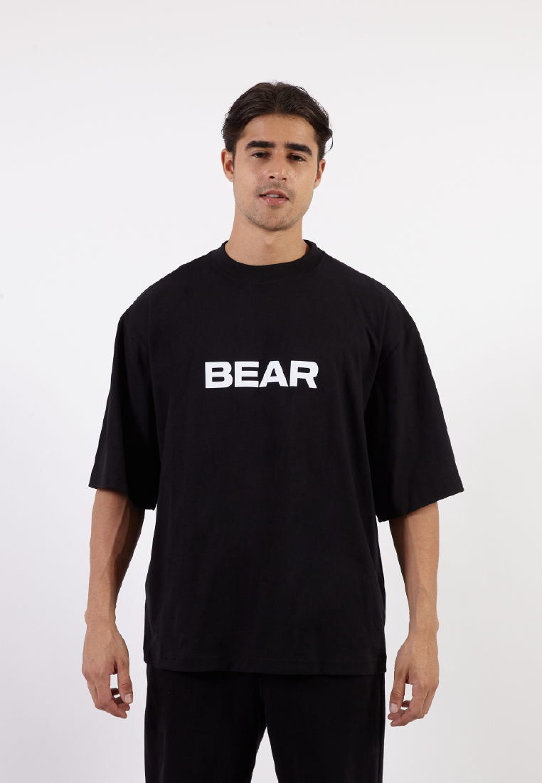 OCWA X BOP! BEAR OVERSIZED BLACK TEE