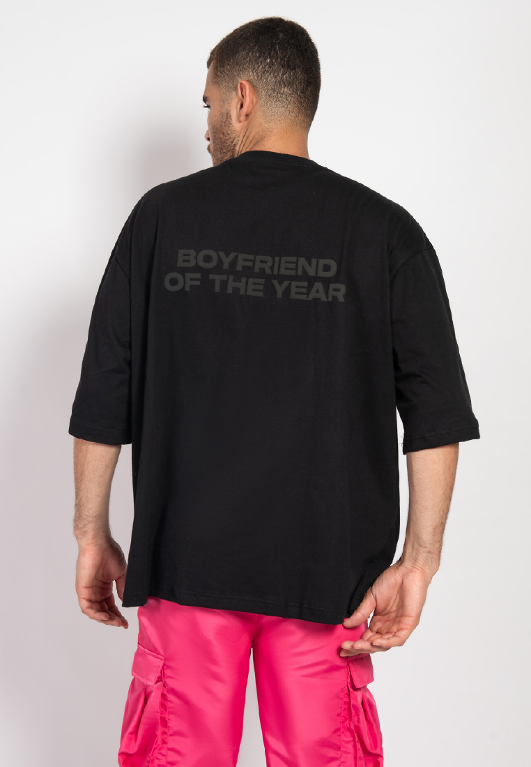 OCWA BOYFRIEND OF THE YEAR OVERSIZED TEE BLACK