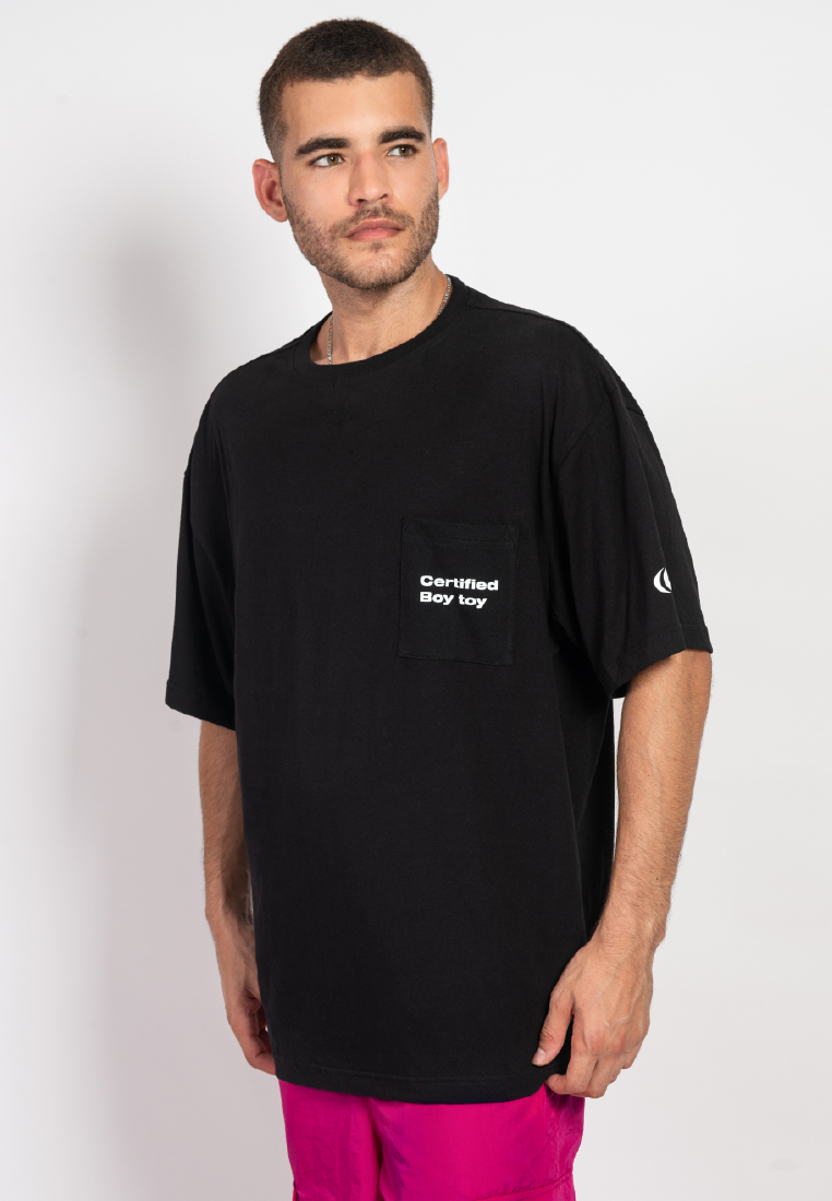 OCWA CERTIFIED BOY TOY OVERSIZED TEE BLACK