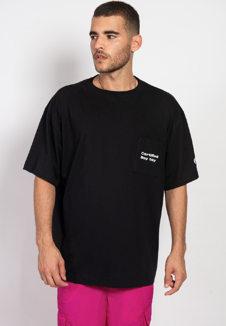 OCWA CERTIFIED BOY TOY OVERSIZED TEE BLACK