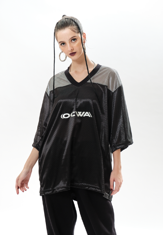 OCWA OVERSIZED OG JERSEY BLACK SILVER