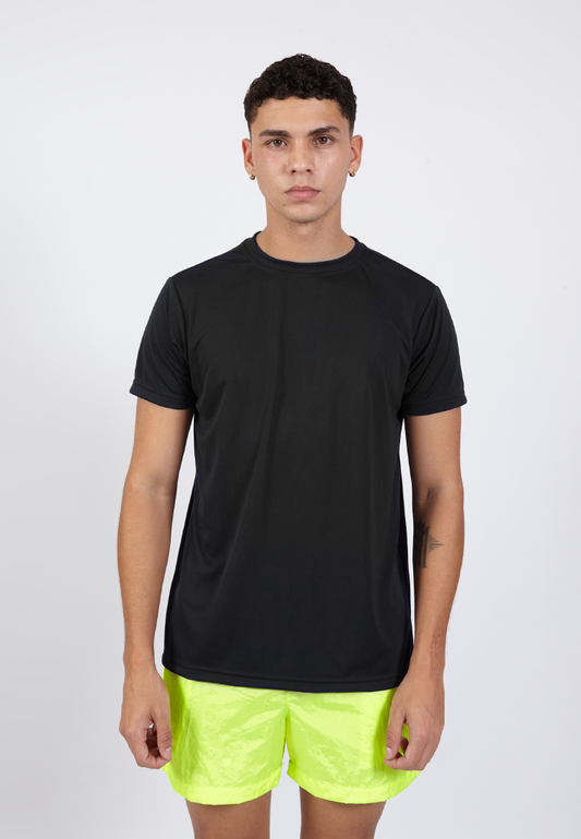 OCWA KYLER FAST DRY HYBRID RUNNING SPORTS TOP TEE DRYFIT NEON GREEN JERSEY