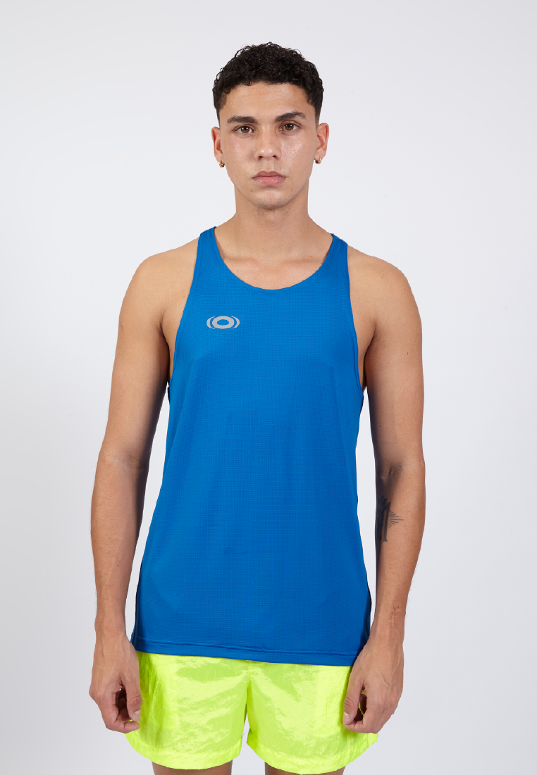 OCWA EVEREST FAST DRY HYBRID RUNNING SPORTS TANK TOP OCEAN BLUE