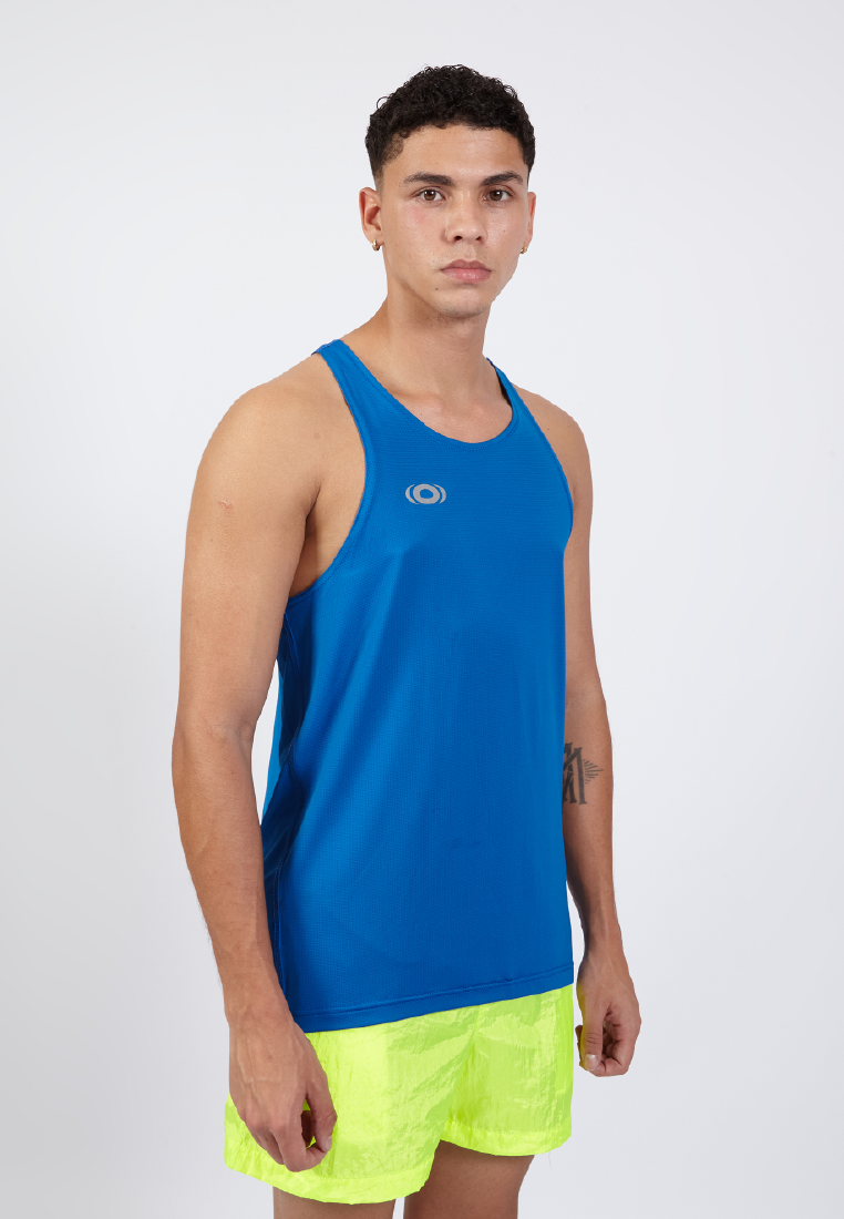 OCWA EVEREST FAST DRY HYBRID RUNNING SPORTS TANK TOP OCEAN BLUE
