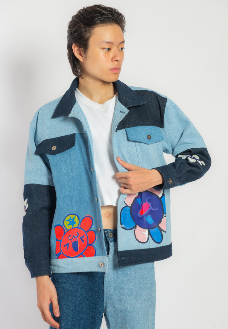 OCWA X REDMILLER FLOWERIA COLORBLOCK JACKET