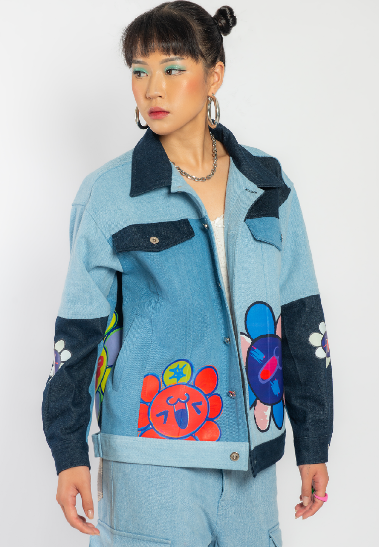 OCWA X REDMILLER FLOWERIA COLORBLOCK JACKET