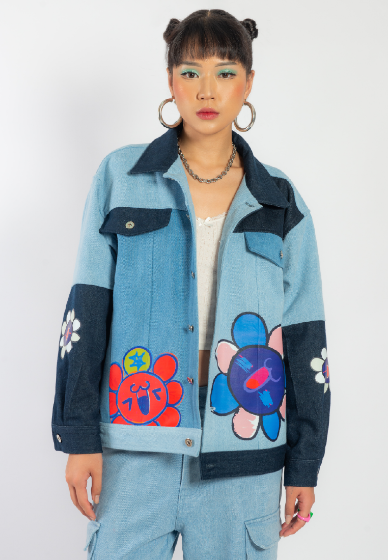 OCWA X REDMILLER FLOWERIA COLORBLOCK JACKET