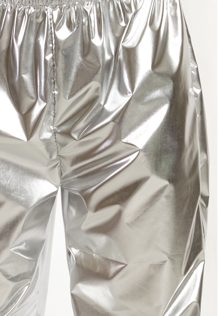 OCWA GALAXY SILVER METALLIC JOGGER PANTS