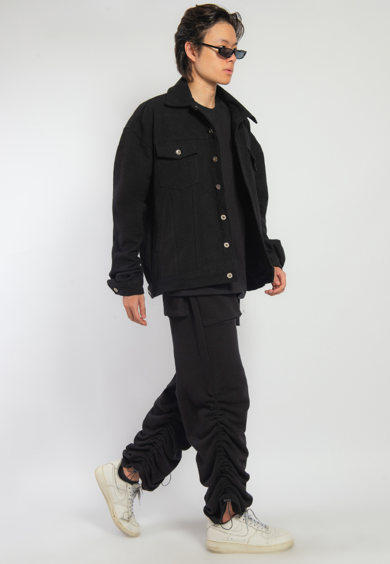 OCWA X REDMILLER FREEDOM OF LIFE DENIM JACKET BLACK