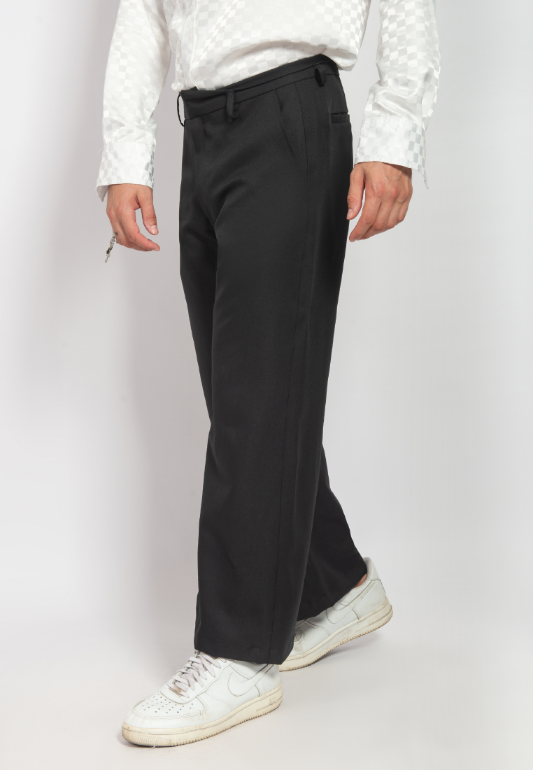 OCWA KHAY WIDE LEG PANTS BLACK