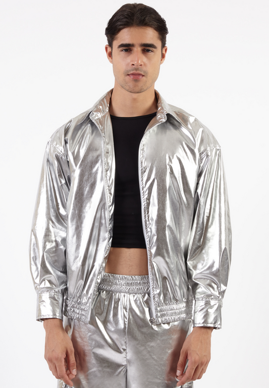 OCWA LENO 2000S OVERSIZE SILVER JACKET