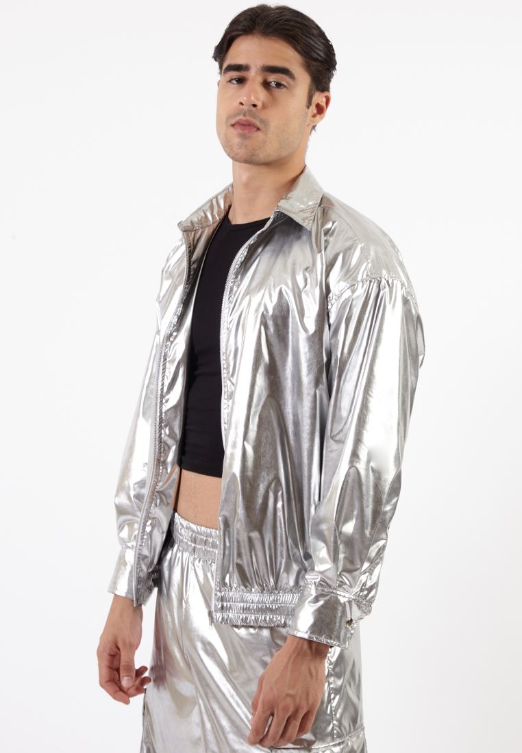 OCWA LENO 2000S OVERSIZE SILVER JACKET