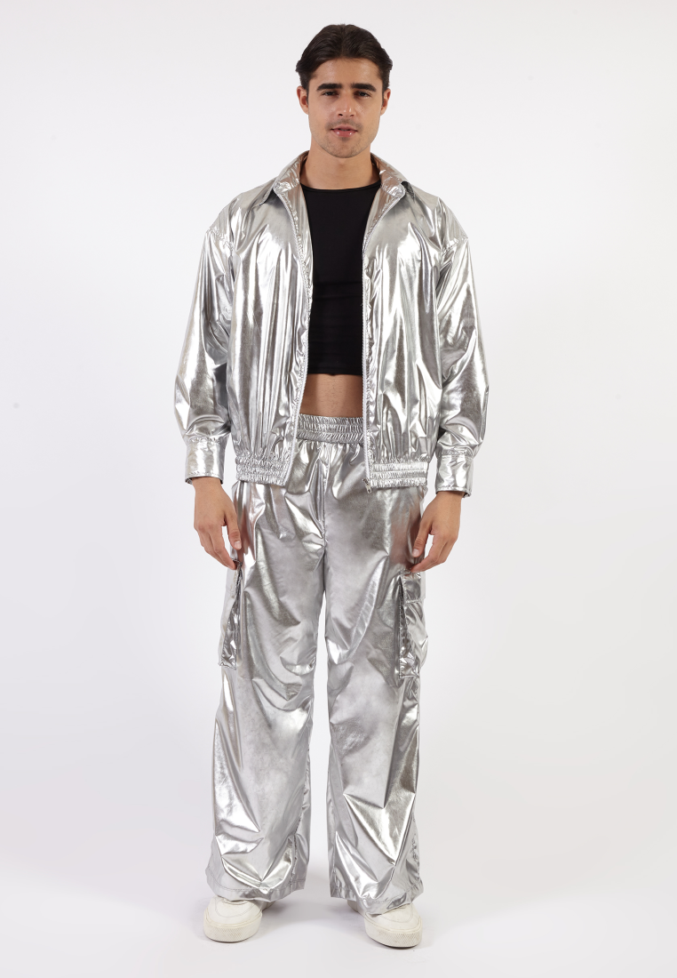 OCWA LENO 2000S OVERSIZE SILVER JACKET