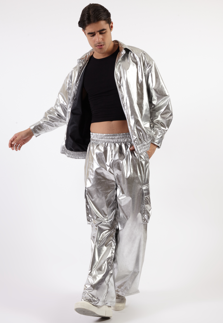 OCWA LENO 2000S OVERSIZE SILVER JACKET