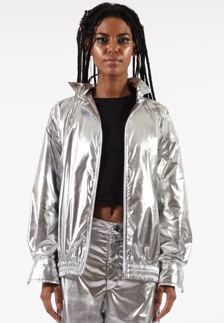 OCWA LENO 2000S OVERSIZE SILVER JACKET