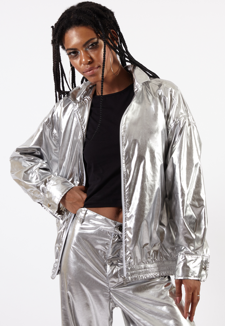 OCWA LENO 2000S OVERSIZE SILVER JACKET