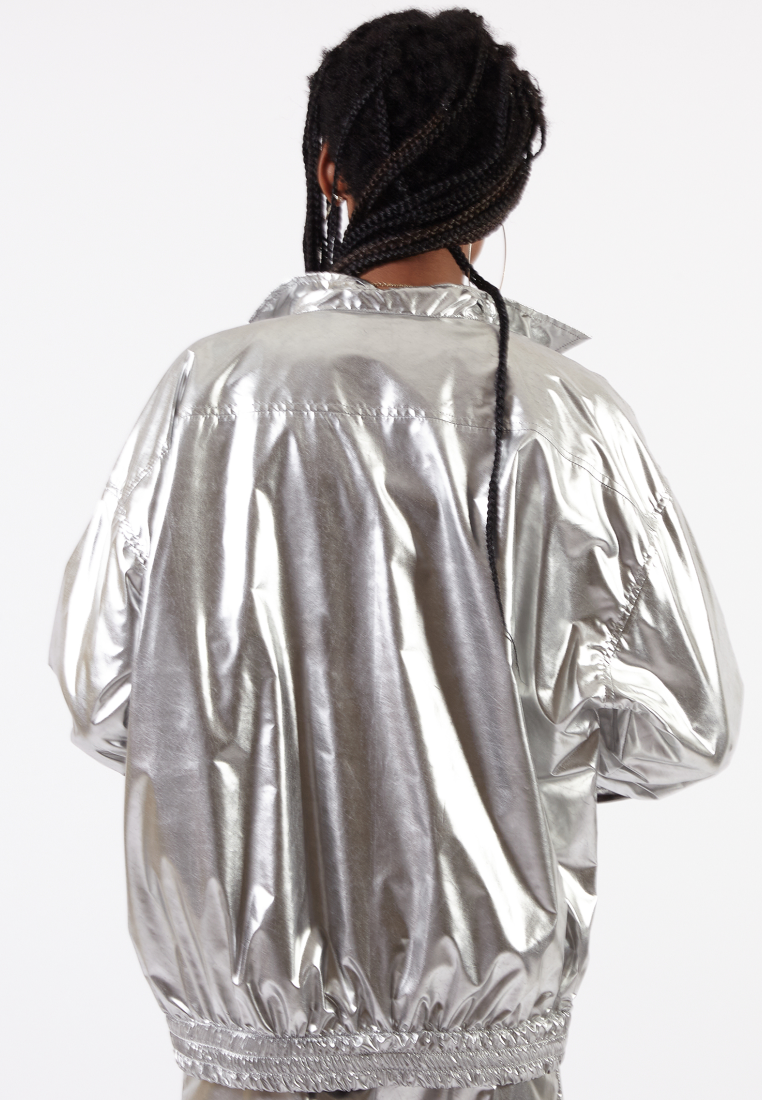 OCWA LENO 2000S OVERSIZE SILVER JACKET