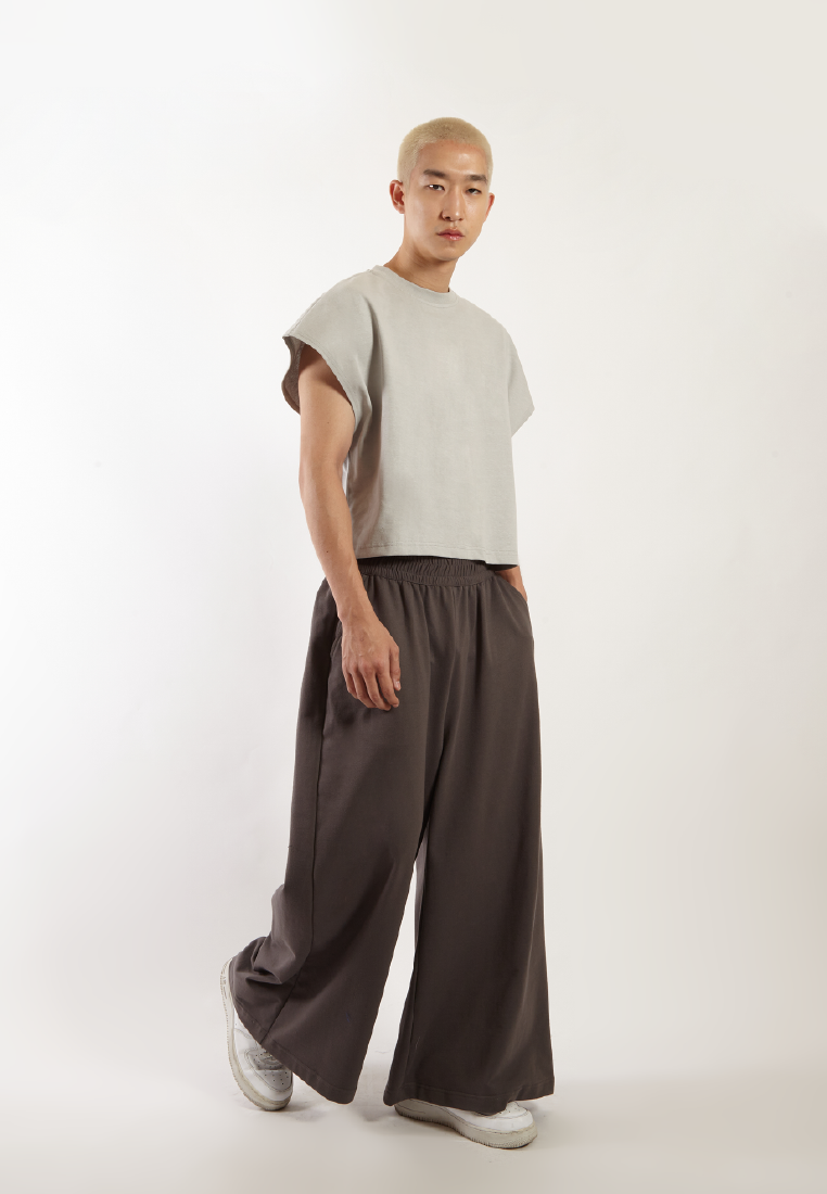 OCWA JOEY FLARE TRACK PANTS ASH GREY MEN