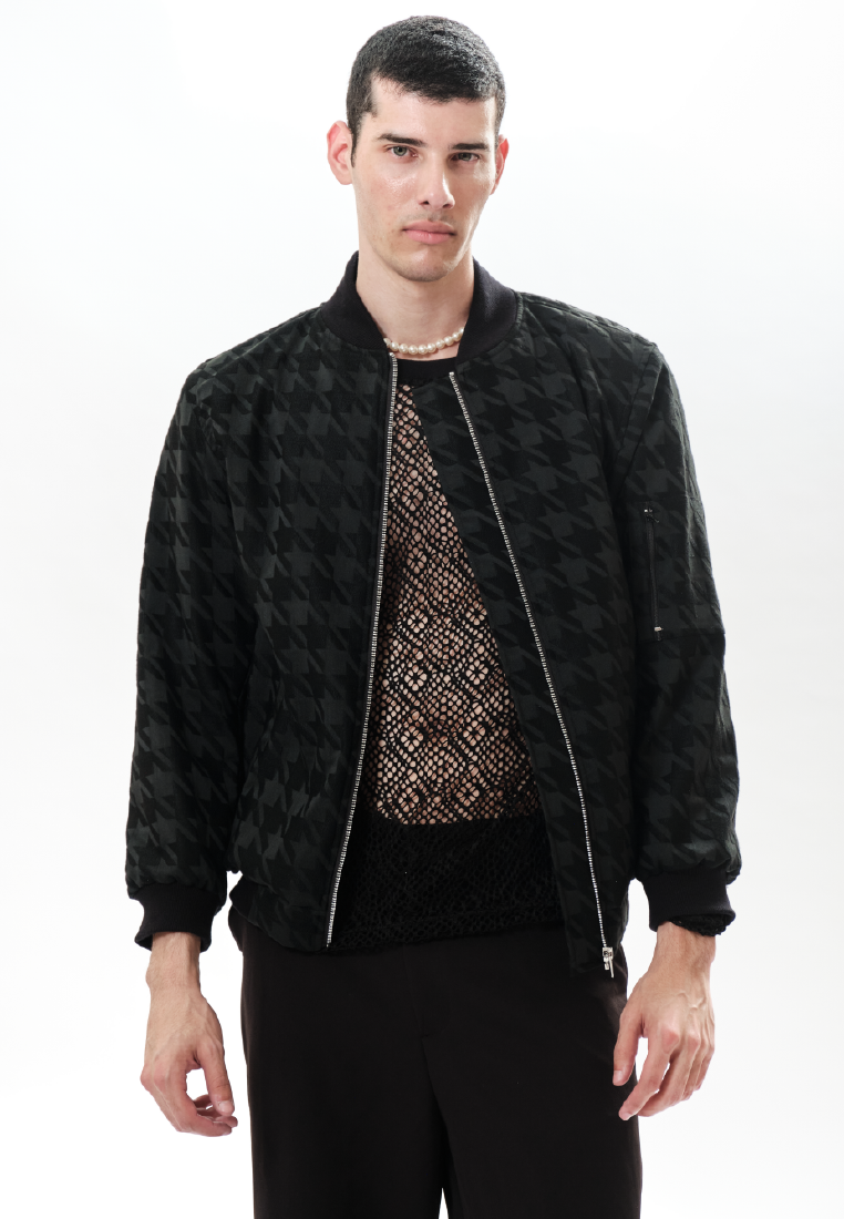 OCWA RAIN BOMBER JACKET BLACK MEN