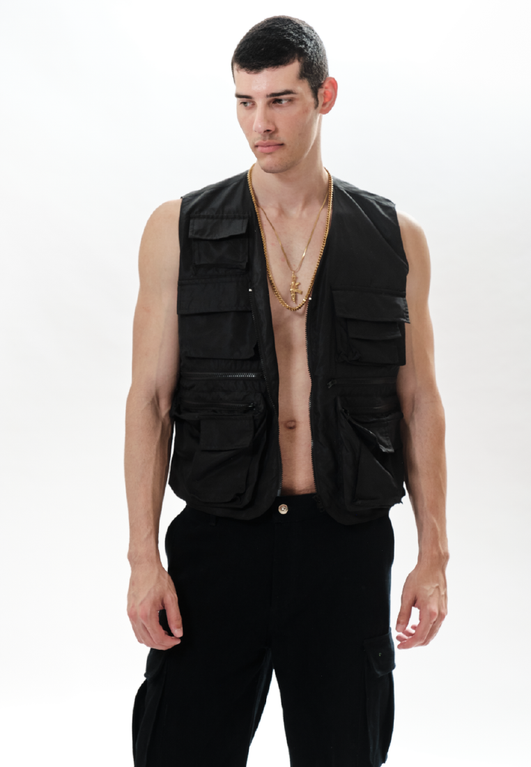 OCWA TRAVIS WATERPROOF BLACK VEST