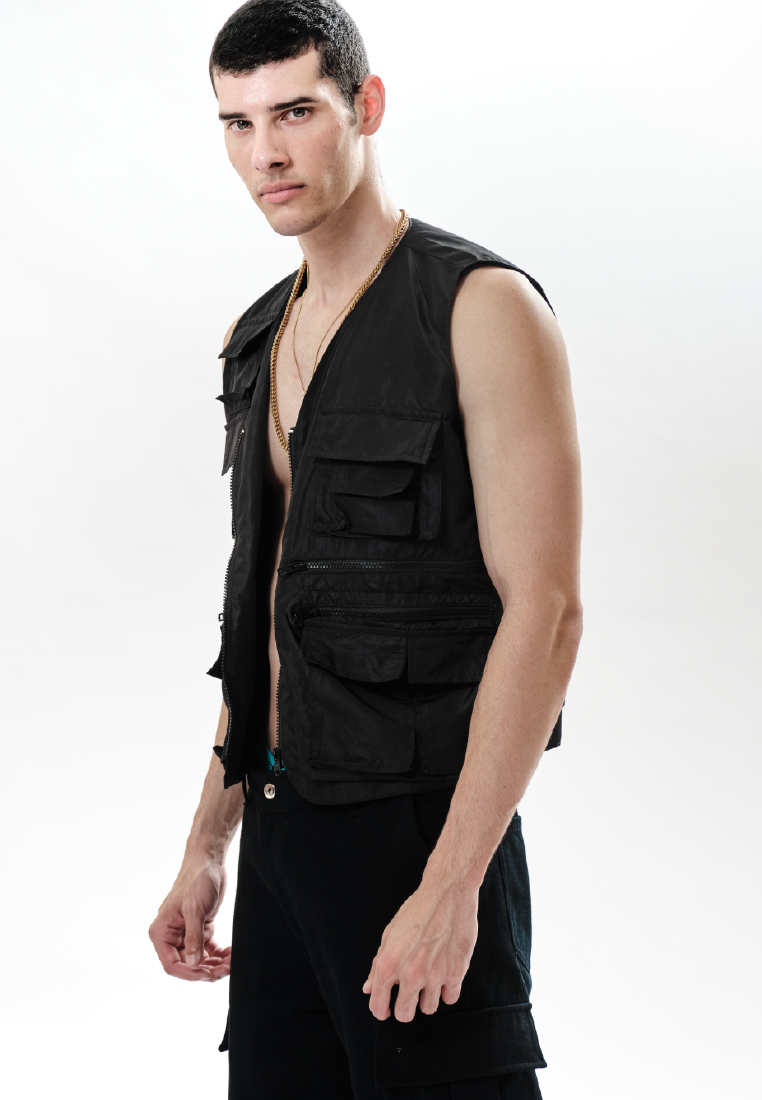 OCWA TRAVIS WATERPROOF BLACK VEST