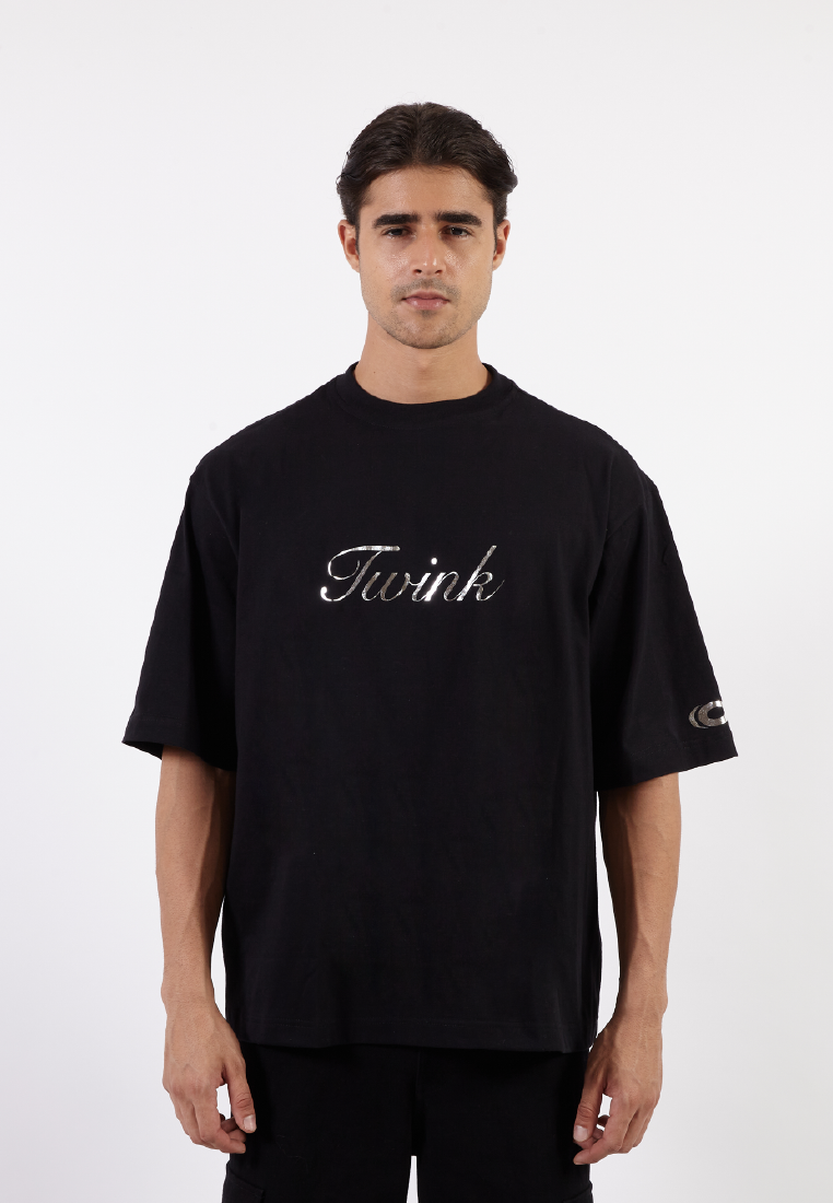 OCWA X BOP! TWINK OVERSIZED BLACK TEE