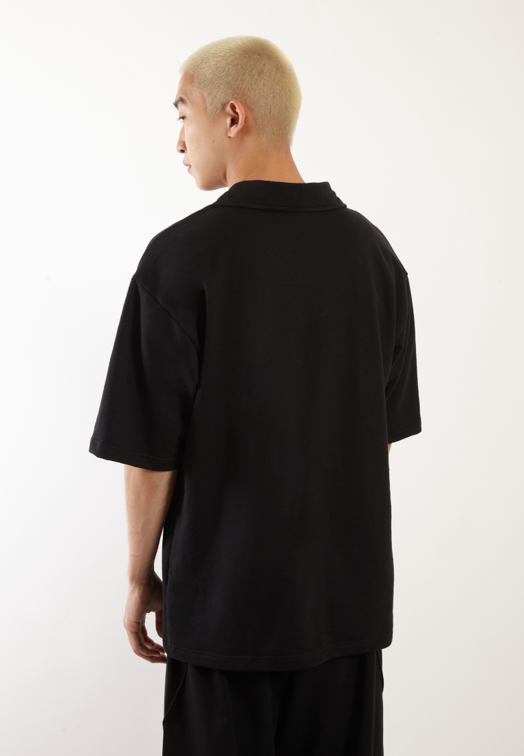 OCWA X VEDECI JOSH SPORTY POLO SHIRT BLACK