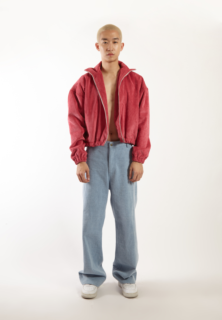 OCWA OVERSIZED JILL LIME PINK CORDUROY JACKET