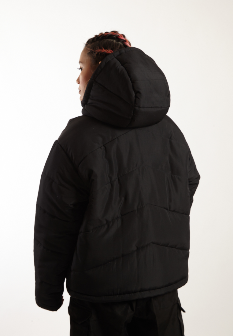 OCWA MATRIX PUFFER WINTER JACKET BLACK WOMAN