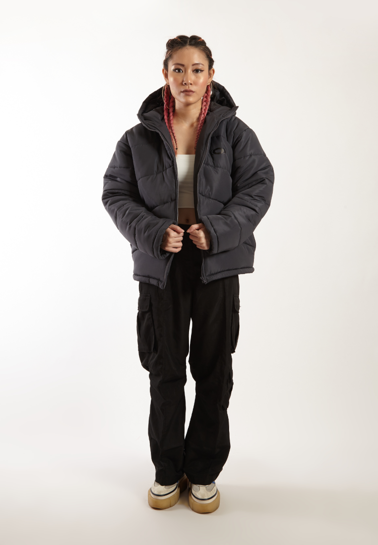 OCWA MATRIX PUFFER WINTER JACKET ASH GREY WOMAN