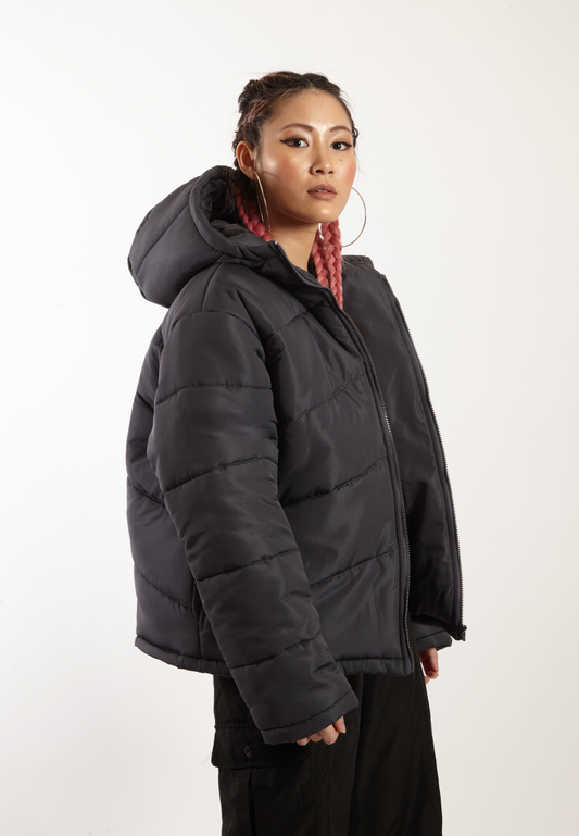 OCWA MATRIX PUFFER WINTER JACKET ASH GREY WOMAN