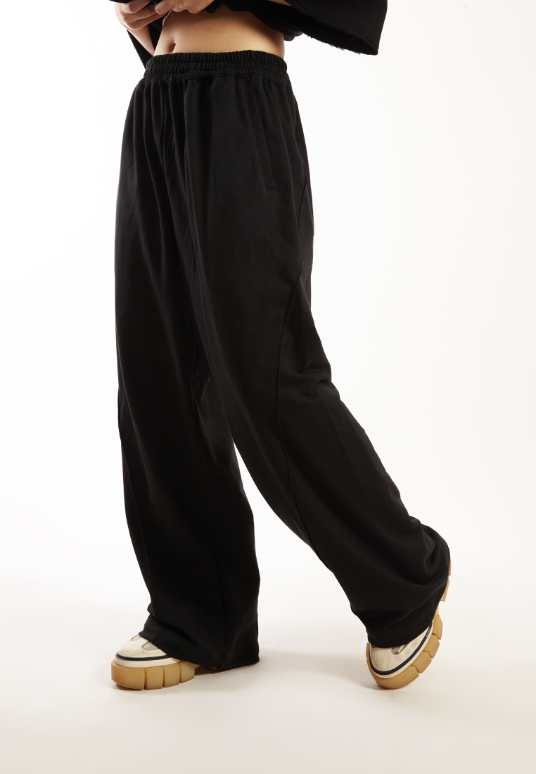 OCWA X VEDECI KENDRICK FLARE TRACK PANTS BLACK