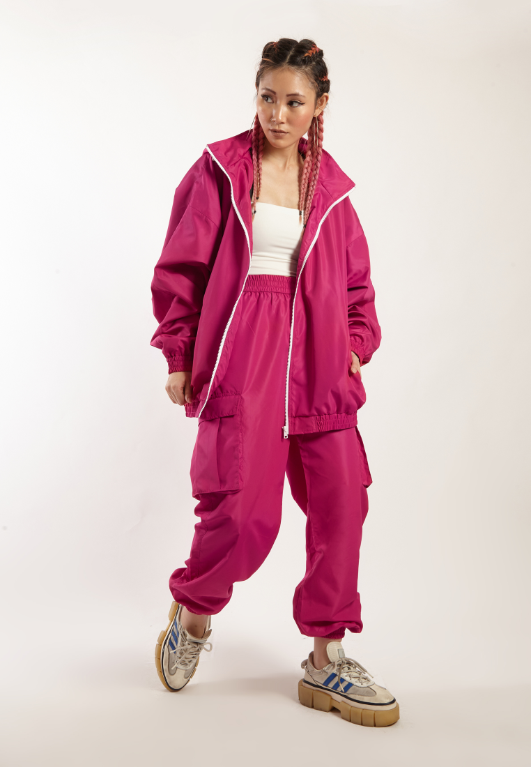 OCWA SHAY 80S INSPIRED JOGGER FUCHSIA WOMAN