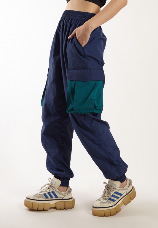 OCWA DEAN JOGGER PANTS NAVY GREEN WOMAN