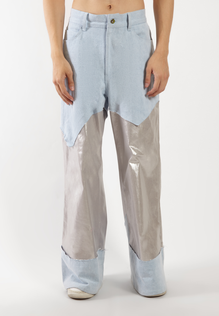 OCWA JENNER WIDE LEG LIGHT BLUE SILVER JEANS