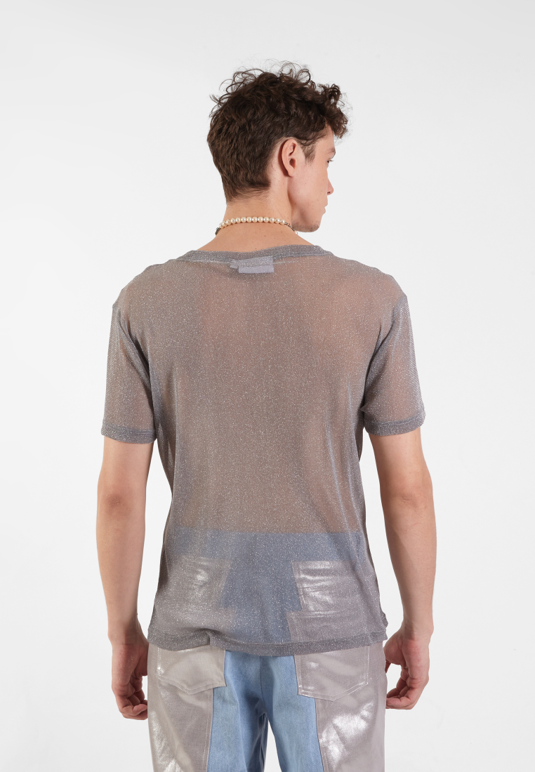 OCWA DIAMOND SHEER SILVER SHIRT