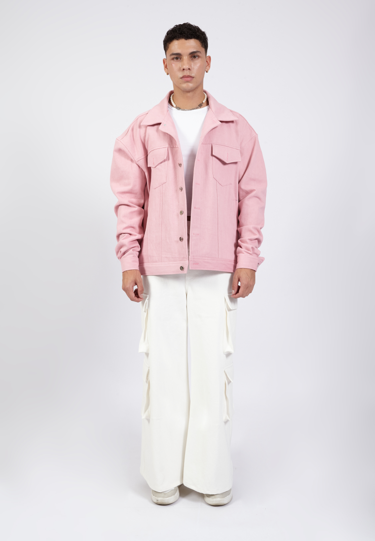 OCWA DIMA WIDELEG FLARE CARGO WHITE JEANS DENIM