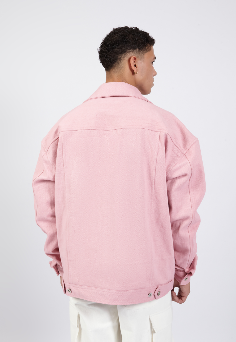 OCWA JUNO PINK OVERSIZED DENIM JACKET